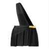 iiniim Men's Roman Halloween Warrior Toga Costume Ancient Greek Cosplay Long Skirt with Wristbands Black #2 Medium view 3
