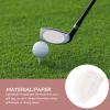 EXCEART 8sheets Golf Impact Tape Self-Teaching Stickers for Putter Easy Application for Analyzing Strike Location Improving Skills view 2