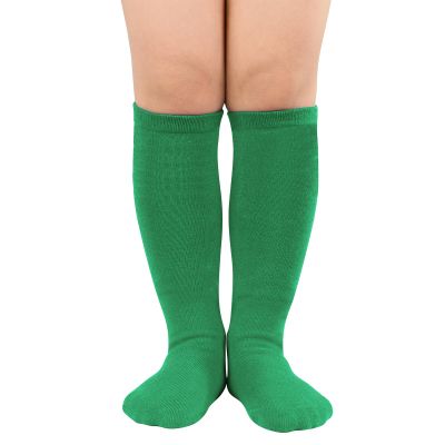 American Trends Green Knee High Socks Soccer Kids Toddler Youth Football Boys Baseball Softball Socks for Girls 4-6 years 2t-3t