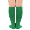 American Trends Green Knee High Socks Soccer Kids Toddler Youth Football Boys Baseball Softball Socks for Girls 4-6 years 2t-3t view 3