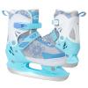 Nattork Adjustable Ice Skates, Blue Ice Skating Shoes for Kids, Boys and Girls, Hockey Lace-Up Skates - Soft Padding and Reinforced Ankle Support with 4 Sizes Adjustments view 1