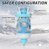 Nattork Adjustable Ice Skates, Blue Ice Skating Shoes for Kids, Boys and Girls, Hockey Lace-Up Skates - Soft Padding and Reinforced Ankle Support with 4 Sizes Adjustments view 4