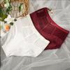 QQLADY Sexy Tummy Control Hip Lifting Seamless Ice Silk Panties,High Waist Ice Silk Briefs For Women (2PCS-c,S) view 3