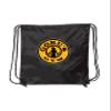 ALLNTRENDS Gym Bag String Bag Nylon Workout Backpack for Gym Sport (Black) view 1