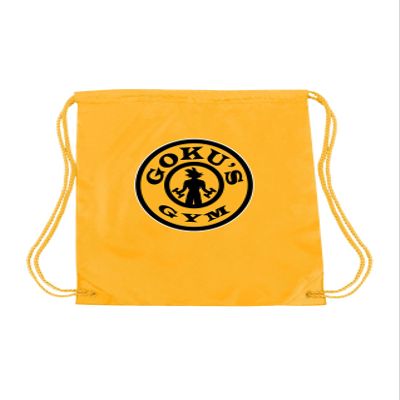 ALLNTRENDS Gym Bag String Bag Nylon Workout Backpack for Gym Sport (Golden Yellow)