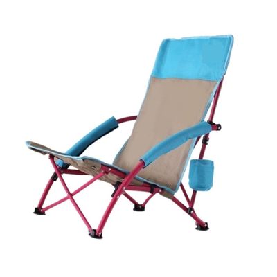 IRYZE Outdoor Chair Folding Camping Chair Low Beach Chair Portable Camping and Lounge Travel Outdoor Seat Portable Stool Balcony Home Recliner, Quick Storage Camping Chair Foldable Chair (Color : A)