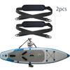 ZipSeven SUP Carrier Shoulder Strap Adjustable Carrying Sling Paded Bag Belt for Surfing and Paddle Board with Metal Hooks Accessories - Black (2) view 3