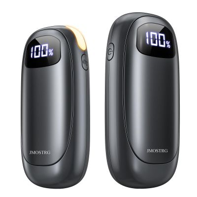 Hand Warmers Rechargeable, Electric Dual-Sided Heating with LED Display & Flashlight, Max 127, 13Hrs Long Lasting Pocket Heater for Raynauds, Golf, Hunting,Camping, Valentines Day Gift for Him