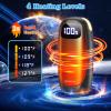Hand Warmers Rechargeable, Electric Dual-Sided Heating with LED Display & Flashlight, Max 127, 13Hrs Long Lasting Pocket Heater for Raynauds, Golf, Hunting,Camping, Valentines Day Gift for Him view 3