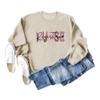 ESIKAH Women's RN Emergency Room Nurse Sweatshirt - Casual Crewneck Pullover Top - Beige view 2