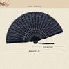 ZUMAHA Portable Lace Material Hand Fan, Handmade Decorative Japanese Folding Fan, Chinese Handheld Fan Hanfu/Cheongsam Accessories Cool view 2