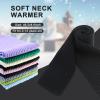 YATANAM Toddler Scarf Warm Knit Kids Neck Warmer Soft Stretch Baby Winter Scarves for Boys Girls (A-black) view 3
