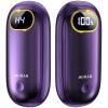 Hand Warmers Rechargeable - Electric Hand Warmers 2 Pack with Dual-Sided Heating for 15Hrs Warmth, LED Display & Flashlight, Hunting Essentials, Gifts for Christmas Man Women Raynauds Golf view 1