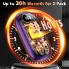 Hand Warmers Rechargeable - Electric Hand Warmers 2 Pack with Dual-Sided Heating for 15Hrs Warmth, LED Display & Flashlight, Hunting Essentials, Gifts for Christmas Man Women Raynauds Golf view 2