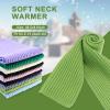 YATANAM Toddler Scarf Warm Knit Kids Neck Warmer Soft Stretch Baby Winter Scarves for Boys Girls (A-light green) view 3