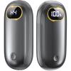 Hand Warmers Rechargeable - Electric Hand Warmers 2 Pack with Dual-Sided Heating for 15Hrs Warmth, LED Display & Flashlight, Hunting Essentials, Gifts for Christmas Man Women Raynauds Golf view 1
