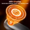 Hand Warmers Rechargeable - Electric Hand Warmers 2 Pack with Dual-Sided Heating for 15Hrs Warmth, LED Display & Flashlight, Hunting Essentials, Gifts for Christmas Man Women Raynauds Golf view 3