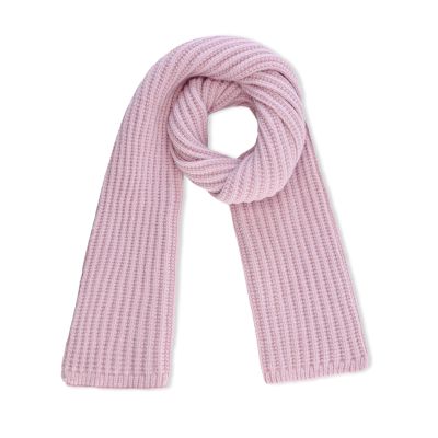 YATANAM Toddler Scarf Warm Knit Kids Neck Warmer Soft Stretch Baby Winter Scarves for Boys Girls (A-pink)