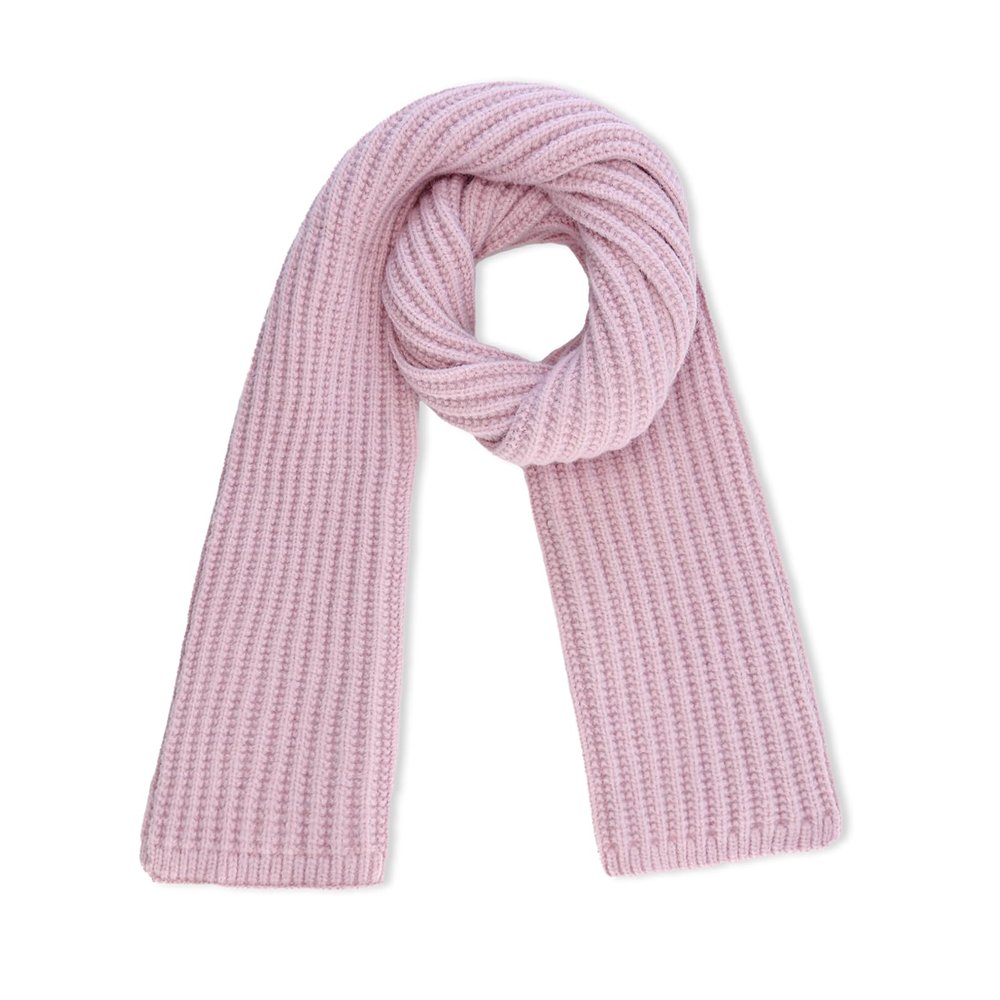 YATANAM Toddler Scarf Warm Knit Kids Neck Warmer Soft Stretch Baby Winter Scarves for Boys Girls (A-pink)