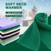YATANAM Toddler Scarf Warm Knit Kids Neck Warmer Soft Stretch Baby Winter Scarves for Boys Girls (A-dark green) view 3