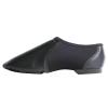 Asyusyu Jazz Shoes for Girls and Boys,Soft Vegan Leather Dance Slippers for Little Kid-2,Black view 2