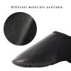 Asyusyu Jazz Shoes for Girls and Boys,Soft Vegan Leather Dance Slippers for Little Kid-2,Black view 4