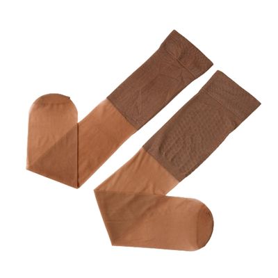 QQLADY Ionic Correction Lymphatic Detoxification Long Tube Silk Stockings, Over Knee Thigh Socks (3pairs-b,one size)