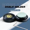 KONLLEN Chalk Holder Magnetic Clip Aluminum Alloy Chalk Tip Holder for Billiard Pool Snooker Billiard Accessories view 2