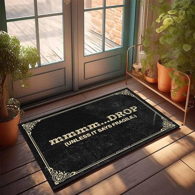 Outside Decor for Porch Spring Unless It Says Fragile Doormat Spring Rug Outdoor Farm Kitchen Rug (Color : Colour, Size : 40X60CM)