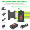 Illumifun LED Running Belt, USB Rechargeable LED Waistband, Elastic Wearable Waist Light for Running Cycling Camping Walking (Neon Green) view 3