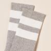 Amazon Essentials Men's Cushioned Retro Stripe Crew Socks, 8 Pairs, Black/Grey/Light Grey, 8-12 view 3