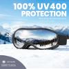 AVV Ski Goggles UV Protection, Anti-Fog Snowboard Snow Goggles OTG for Men Women Adults & Youths view 3