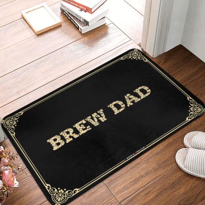 Dsoluuing Bar for Man Cave Brew Dad Doormat Sports Bar Decor Fall Rugs Outdoor (Color : Colour, Size : 40X60CM)
