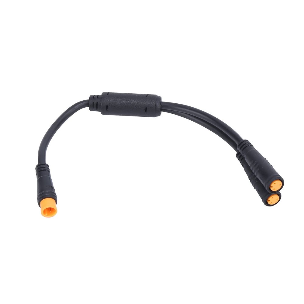 Pilipane Watertight Y Splitter 1T2 Cable with 3 Pin Connector for BAFANG BBS01/BBS02/BBSHD Sensor