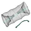 Collapsible Crab Traps Foldable Fishing Net Crayfish Trap with 36M Drawstring view 1