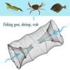 Collapsible Crab Traps Foldable Fishing Net Crayfish Trap with 36M Drawstring view 3