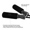 Ropeless Jump Rope, Fitness Jump Rope with Double Ball Bearings, Weighted Cordless Jump Rope for Indoor Fitness Exercise Training (Black) view 3