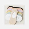 Yizelli 3 Pairs Breathable No Show Socks for Women Girls Cotton Low Cut Non-slip Summer Invisible Socks (Black) view 3