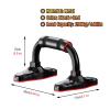 ERRULAN Steel Push Up Handles for Floor - Push Up Stands Strength Training, Non Slip Strength Workouts Dip Stands for Teens Adult Male view 3