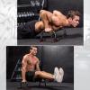 ERRULAN Steel Push Up Handles for Floor - Push Up Stands Strength Training, Non Slip Strength Workouts Dip Stands for Teens Adult Male view 4