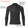 clhjinruoliu Diving Suit 3MM Men Neoprene Wetsuit Top Underwater Kitesurf Surf Surfing Spearfishing Jacket Clothes Wet Suit,3XL view 2