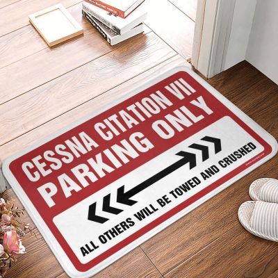 Large Doormats for Outdoor Entrance Cessna Citation VII Parking Only Rug Gifts for Husbands Man Cave Decor (Size : 40X60CM)