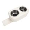 Pontoon Cup Holder, Pontoon Cup Holder with Double Stainless Steel Cup Holder Portable Drink Bottle Holder for RV Yachet Boat Car (White) view 1