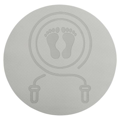 FAVOMOTO Household Non- Jumping Mat for Indoor Exercise Shock Absorbing Cushion for Rope Jumping Yoga and Fitness TPE Material