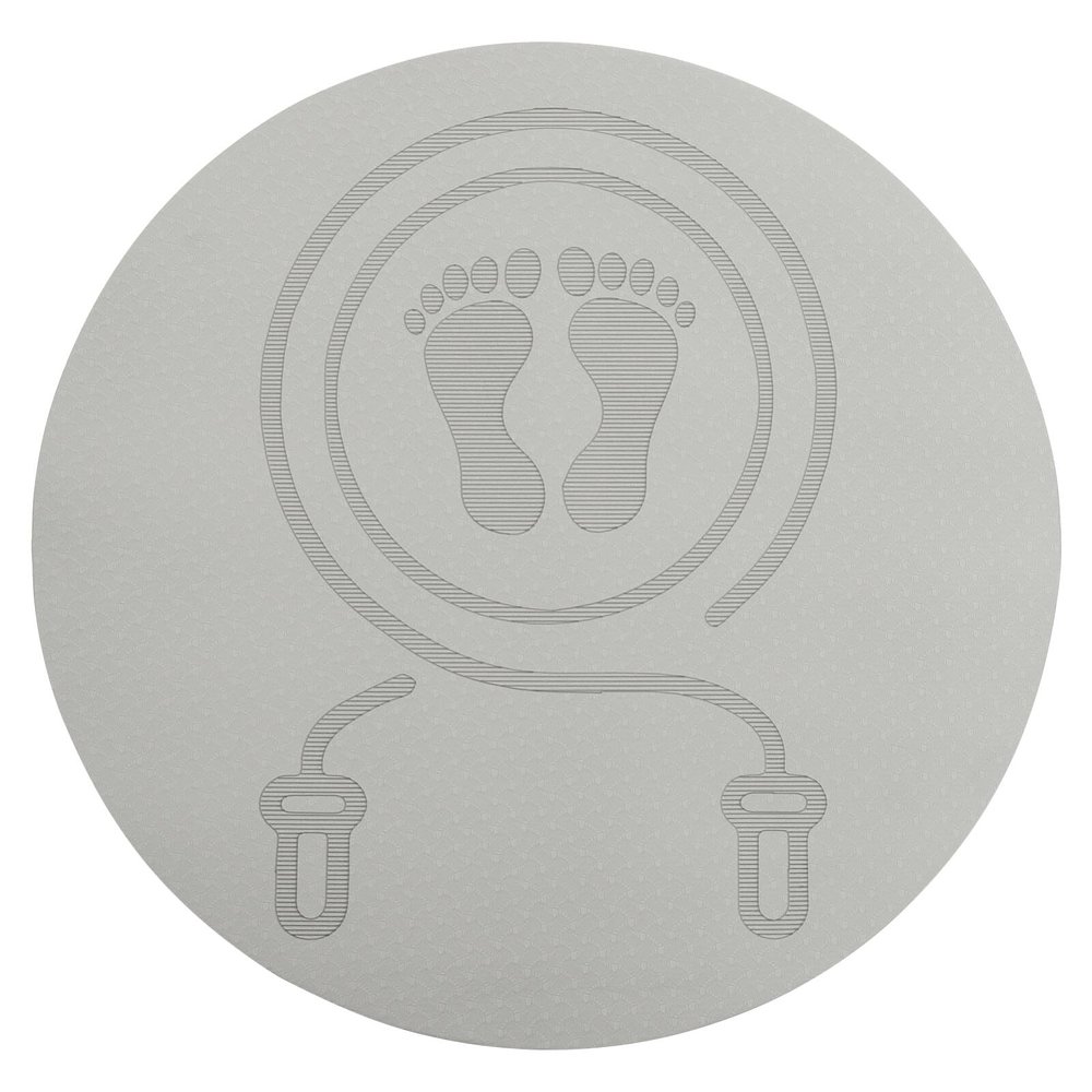 FAVOMOTO Household Non- Jumping Mat for Indoor Exercise Shock Absorbing Cushion for Rope Jumping Yoga and Fitness TPE Material