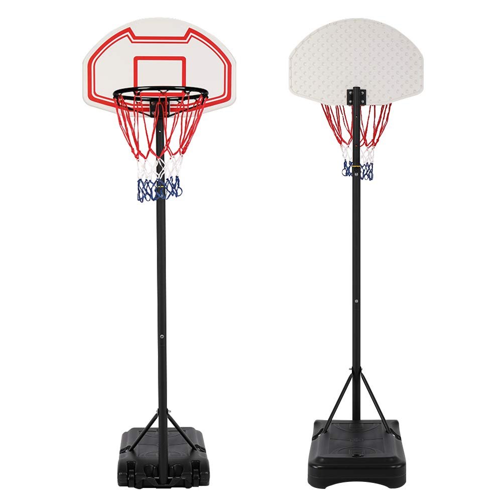 Outdoor Basketball Rack, LX-B03 Portable and Removable Youth Basketball Stand Indoor and Outdoor Basketball Stand Maximum 7# Ball