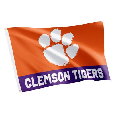 Desert Cactus Clemson University CU Flag - 3 x 5 Feet Tigers Banner, Indoor/Outdoor Durable Fabric, 100% Polyester Design (Style Q)