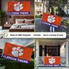 Desert Cactus Clemson University CU Flag - 3 x 5 Feet Tigers Banner, Indoor/Outdoor Durable Fabric, 100% Polyester Design (Style Q) view 3