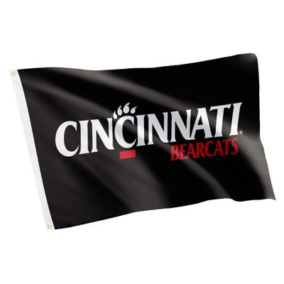 Desert Cactus University of Cincinnati UC Flag - 3 x 5 Feet Bearcats Banner, Indoor/Outdoor Durable Fabric, 100% Polyester Design (Style F)
