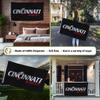 Desert Cactus University of Cincinnati UC Flag - 3 x 5 Feet Bearcats Banner, Indoor/Outdoor Durable Fabric, 100% Polyester Design (Style F) view 3